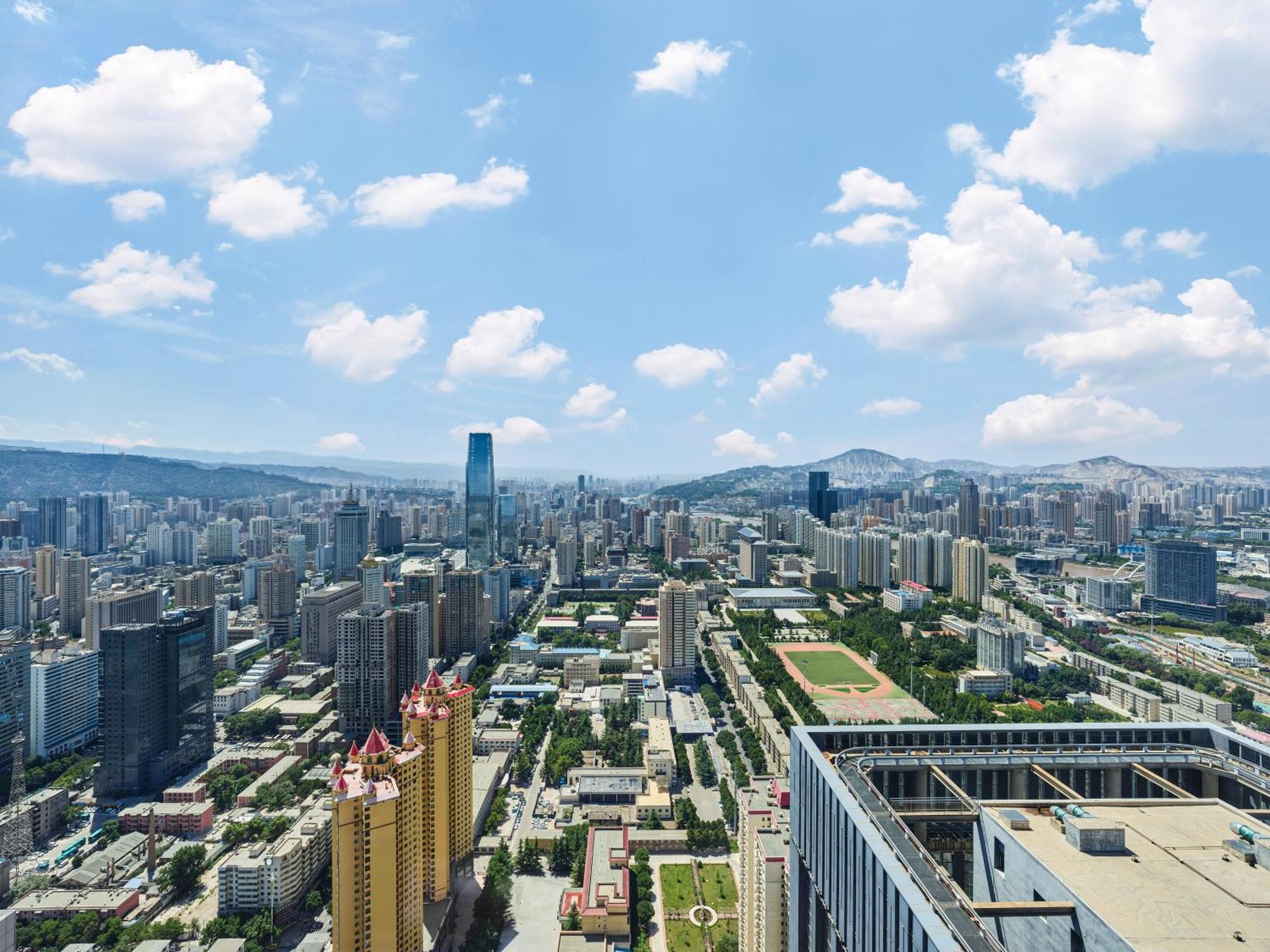 Hilton Lanzhou City Center Exterior foto